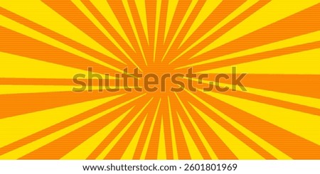 Pop art yellow comics book cartoon magazine cover. Cartoon funny retro pattern strip mock up. Vector halftone illustration