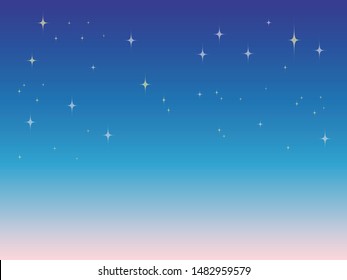 A pop background with a beautiful deformed starry sky.