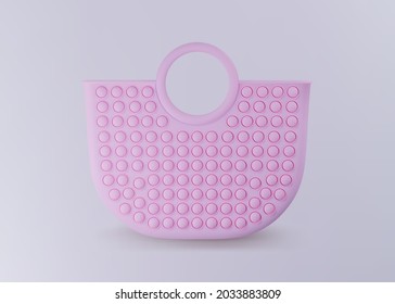 Pop it bag. Isolated on a white background. Realistic vector