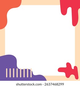pop color template illustration background minimalist
