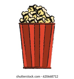 pop corn bucket icon