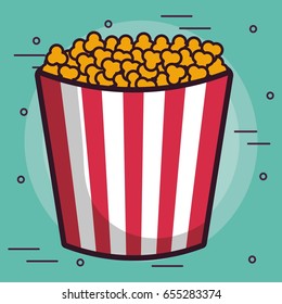 pop corn bucket icon