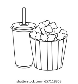 pop corn bucket icon