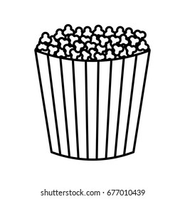 pop corn bucket icon