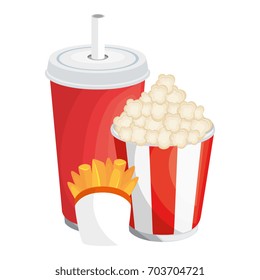 pop corn bucket icon 