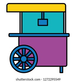 pop corn circus machine
