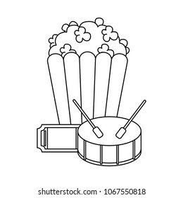 pop corn design