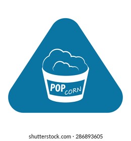 Pop corn icon. 