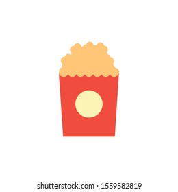 pop corn icon design, Eat food restaurant menu dinner lunch cooking and meal theme Vector illustration