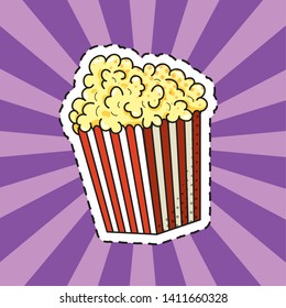 Cartoon Popcorn Images, Stock Photos & Vectors | Shutterstock