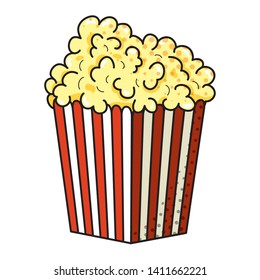 pop corn icon vector illustration