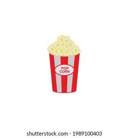 pop corn icon vector sign symbol