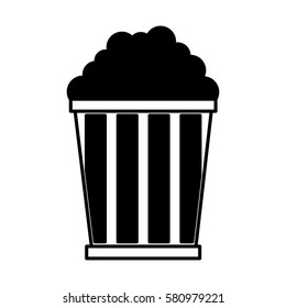 pop corn isolated icon
