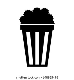 pop corn isolated icon