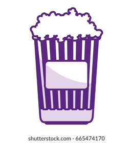 pop corn isolated icon