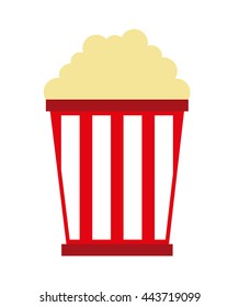 pop corn  isolated icon design