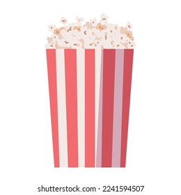 pop corn snack icon isolated