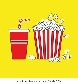 pop corn and soda cinema food