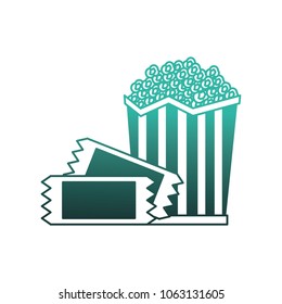 pop corn with tickets