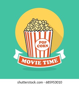 Pop Corn Vector