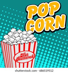 pop corn vector