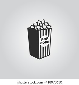 pop corn vector icon