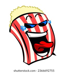 Pop Corn Vector Mascot Design
