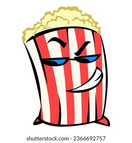 Pop Corn Vector Mascot Design