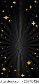 Pop and cute background illustration for Black Friday Sale