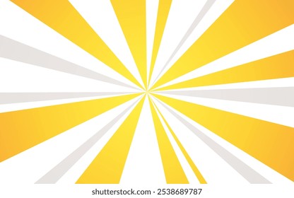 Pop and cute golden and silver radial lines.