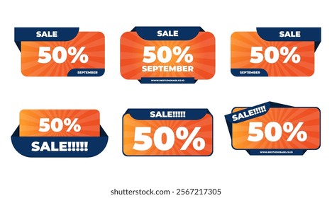 Pop up design promo sale