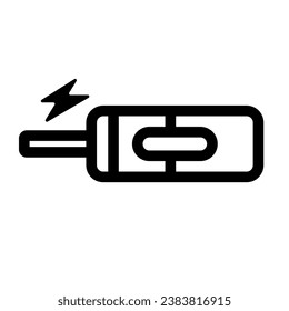 Pop electronic cigarette icon. Vector.