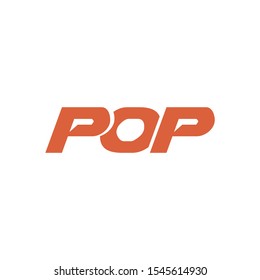 
Pop festival logo creative flyer vector