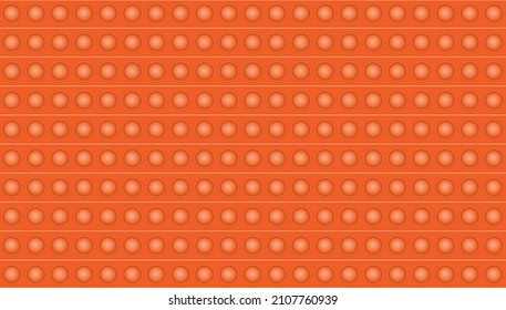 Pop It fidget toy seamless pattern. Vector