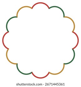Pop-Rahmen, Rahmen, Dekorationsmaterial, Weihnachtsfarben