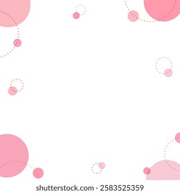 Pop Frame with Multiple Circles, Square Size