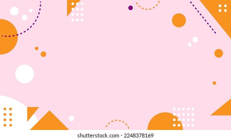 Pop Fun Minimalist Vector Background
