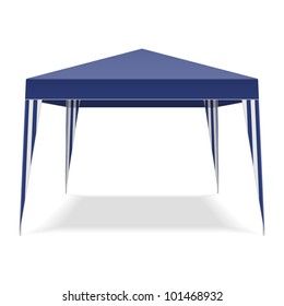 Pop Up Gazebo. Vector.