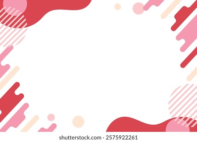 Pop geometric frame - Pink
