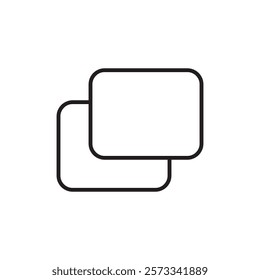 Pop up icon Flat fill set collection