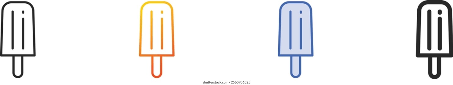pop icon.Thin Linear, Gradient, Blue Stroke and bold Style Design Isolated On White Background