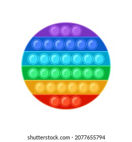 
Pop it. Children's toy. Antistress Vector illustration