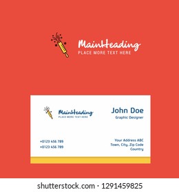 POP  logo Design with business card template. Elegant corporate identity. - Vector