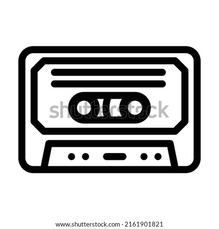 pop music line icon vector. pop music sign. isolated contour symbol black illustration