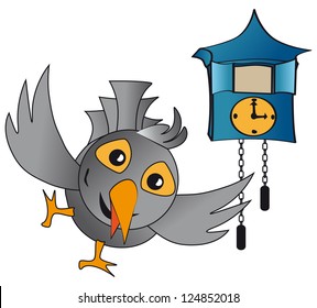 2,320 Cartoon Image Of Cuckoo Images, Stock Photos & Vectors | Shutterstock