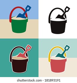 pop pail and shovel toys set