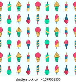 Pop Pattern ice cream and popsicle