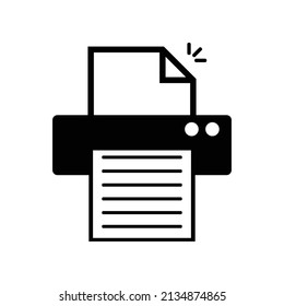Icono de impresión pop. Copia del documento. Vector.