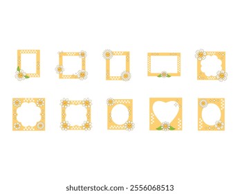 Pop Retro Frame Element Set