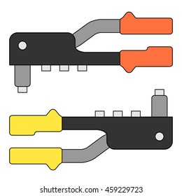 Pop riveter. EPS10, RGB.